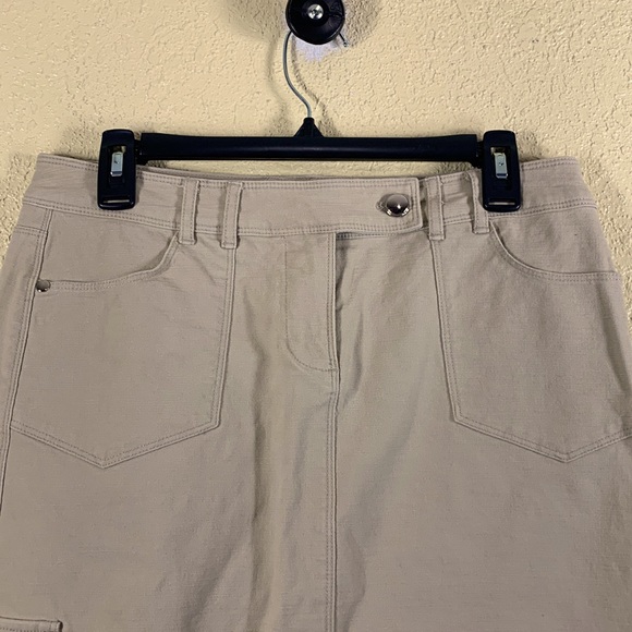 White House Black Market Skirt Creamy Tan Size 6 - Picture 4 of 12